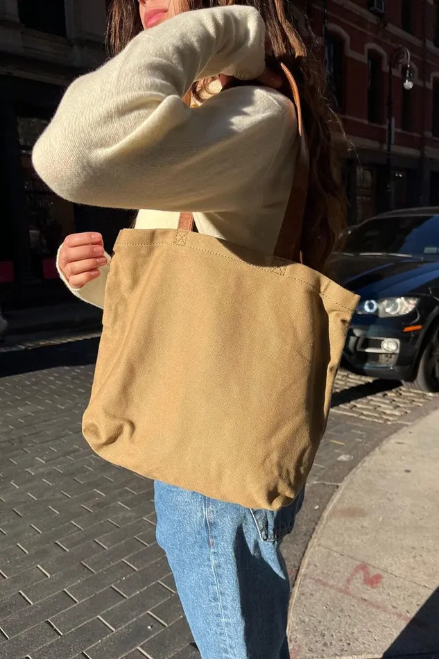 Brandy Melville Tote Bags Tote Bag Dark Tan 8211 Women