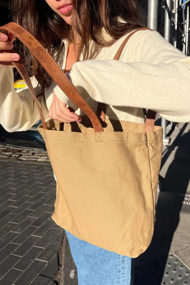 Brandy Melville Tote Bags Tote Bag Dark Tan 8211 Women