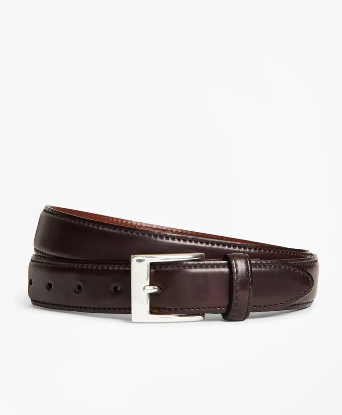 Brooks Brothers Belts Cordovan Belt Burgundy 8211 Men