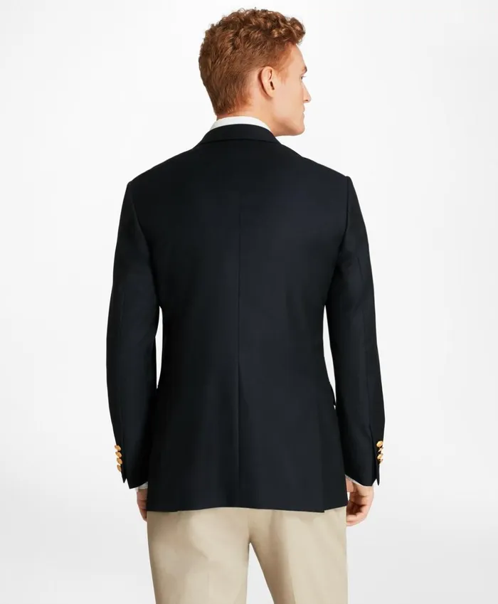 Brooks Brothers Blazers Country Club Milano Fit Saxxon Wool TwoButton Blazer Navy 8211 Men Brooks Brothers Blazers Country Club Milano Fit Saxxon Wool TwoButton Blazer Navy 8211 Men