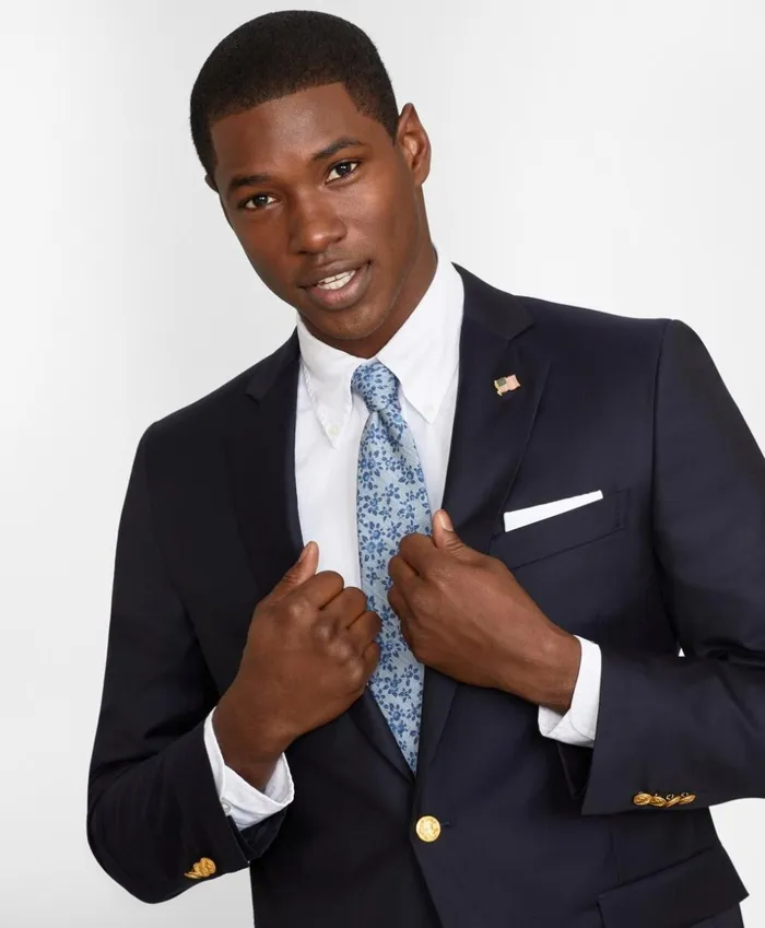 Brooks Brothers Blazers Regent Fit TwoButton Blazer Dark Navy 8211 Men Brooks Brothers Blazers Regent Fit TwoButton Blazer Dark Navy 8211 Men
