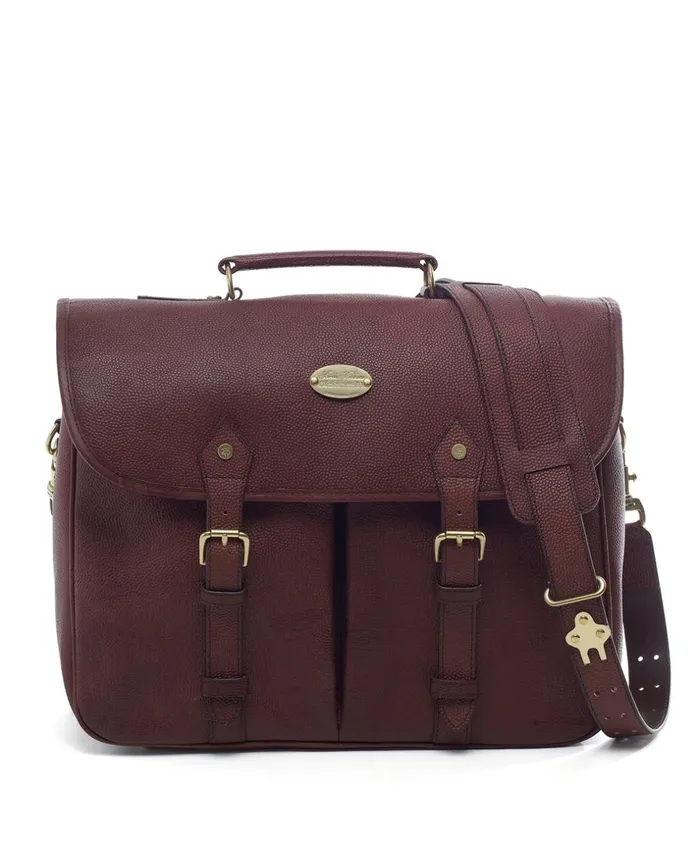 Brooks Brothers Briefcases and Luggage Football Leather Briefcase Cognac 8211 Men Brooks Brothers Briefcases and Luggage Football Leather Briefcase Cognac 8211 Men