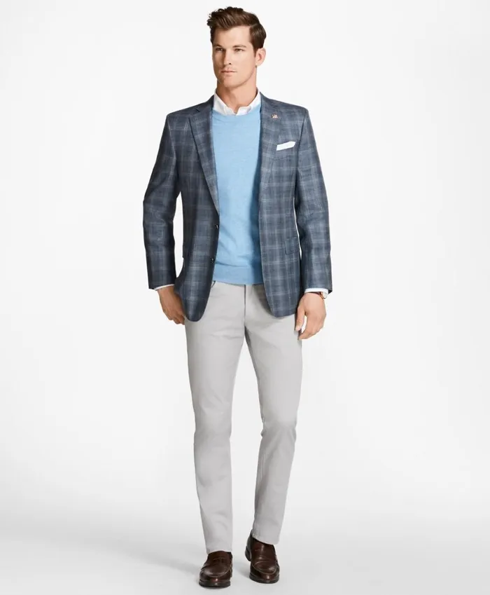 Brooks Brothers Casual Pants FivePocket Selvedge Twill Pants Light Grey 8211 Men Brooks Brothers Casual Pants FivePocket Selvedge Twill Pants Light Grey 8211 Men
