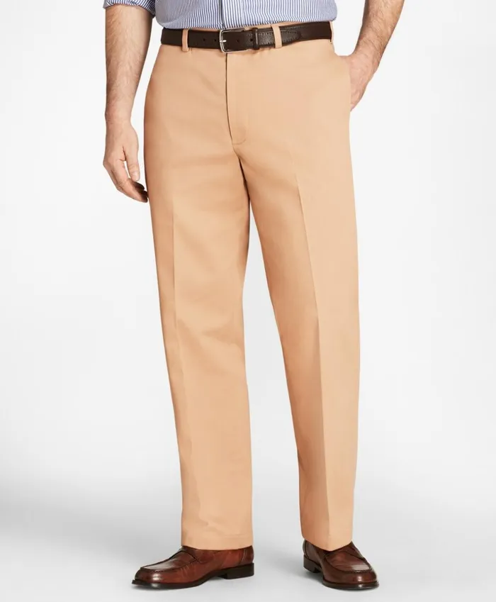 Brooks Brothers Casual Pants Hudson Fit Stretch Advantage Chino Pants Dark Khaki 8211 Men