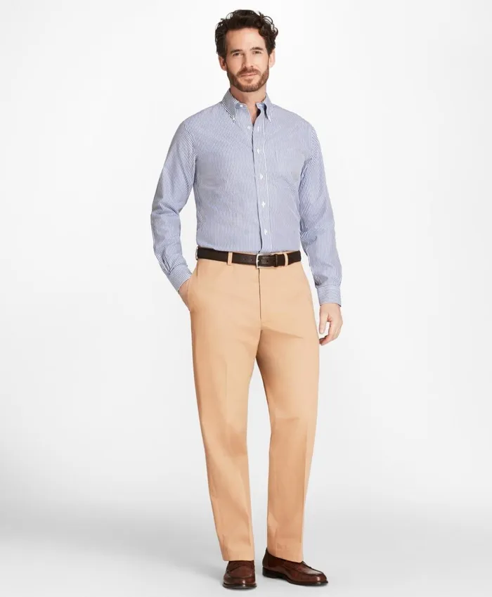 Brooks Brothers Casual Pants Hudson Fit Stretch Advantage Chino Pants Dark Khaki 8211 Men Brooks Brothers Casual Pants Hudson Fit Stretch Advantage Chino Pants Dark Khaki 8211 Men