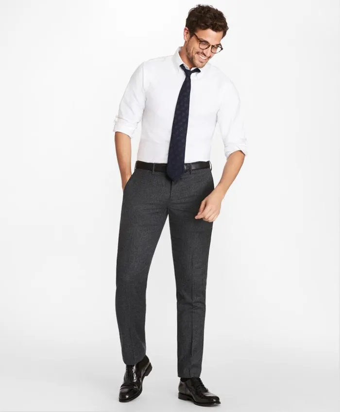 Brooks Brothers Casual Pants Soho Fit Washable Wool Pants Charcoal 8211 Men Brooks Brothers Casual Pants Soho Fit Washable Wool Pants Charcoal 8211 Men