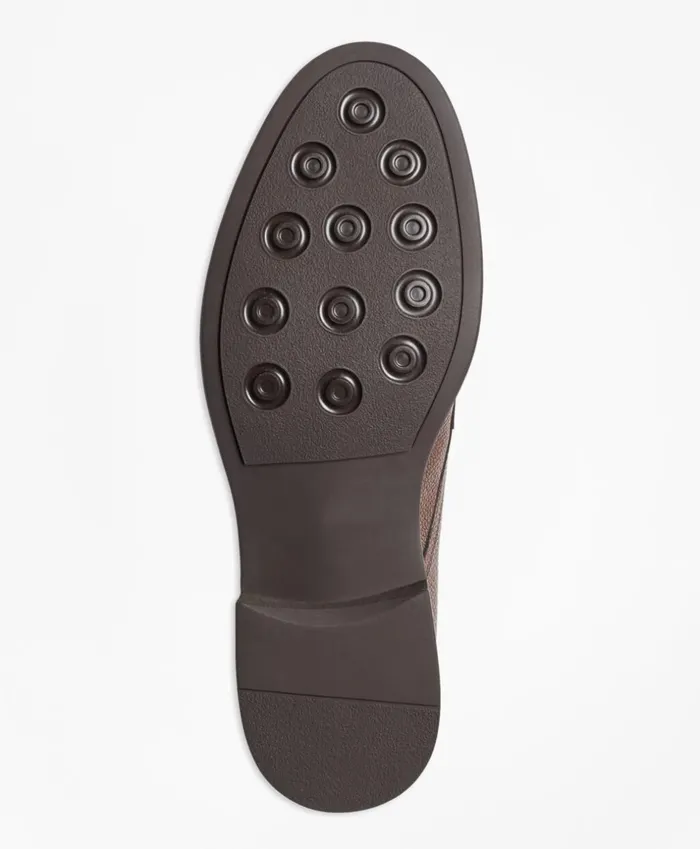 Brooks Brothers Dress and Casual Shoes 1818 Footwear Textured Leather Captoes Brown 8211 Men Brooks Brothers Dress and Casual Shoes 1818 Footwear Textured Leather Captoes Brown 8211 Men