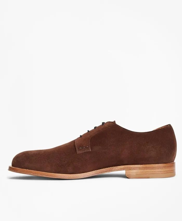 Brooks Brothers Dress and Casual Shoes Suede LaceUp Shoes Brown 8211 Men