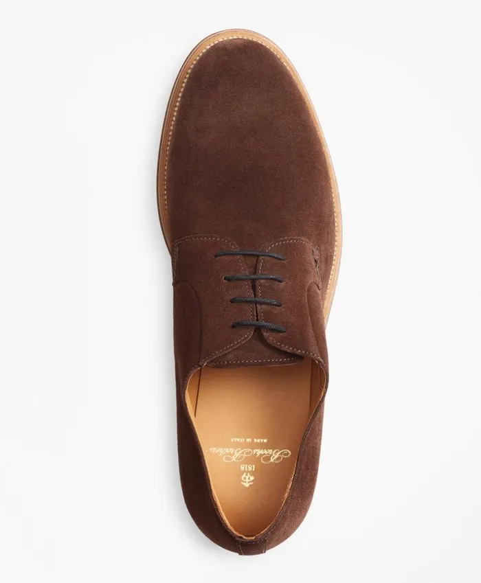 Brooks Brothers Dress and Casual Shoes Suede LaceUp Shoes Brown 8211 Men