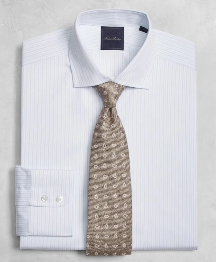 Brooks Brothers Dress Shirts Golden Fleece Milano SlimFit Dress Shirt English Collar TwoTone AlternatingStripe Blue 8211 Men Brooks Brothers Dress Shirts Golden Fleece Milano SlimFit Dress Shirt English Collar TwoTone AlternatingStripe Blue 8211 Men