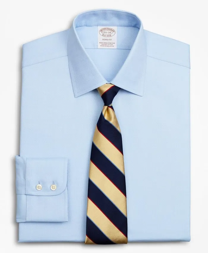 Brooks Brothers Dress Shirts Stretch Soho ExtraSlimFit Dress Shirt NonIron Royal Oxford Ainsley Collar Light Blue 8211 Men Brooks Brothers Dress Shirts Stretch Soho ExtraSlimFit Dress Shirt NonIron Royal Oxford Ainsley Collar Light Blue 8211 Men