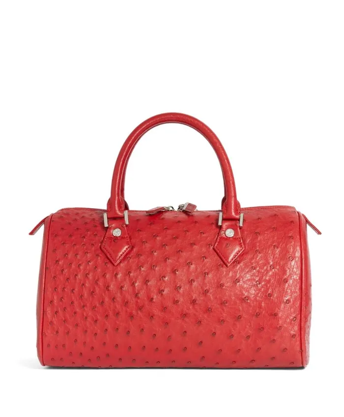 Brooks Brothers Handbags and Wallets Ostrich Barrel Bag Red 8211 Women Brooks Brothers Handbags and Wallets Ostrich Barrel Bag Red 8211 Women