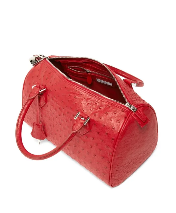 Brooks Brothers Handbags and Wallets Ostrich Barrel Bag Red 8211 Women Brooks Brothers Handbags and Wallets Ostrich Barrel Bag Red 8211 Women