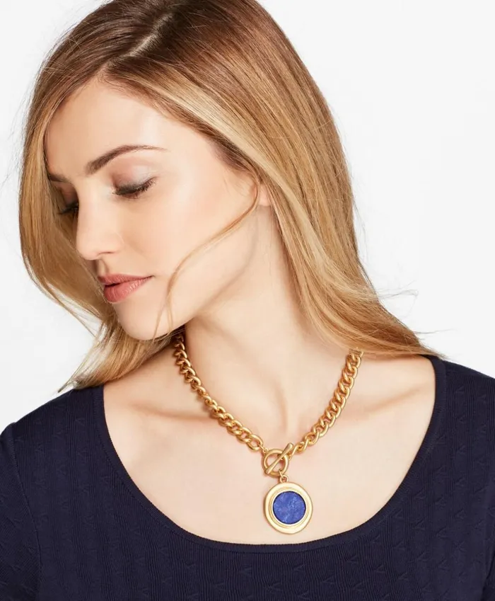 Brooks Brothers Jewelry GoldPlated Toggle Pendant Necklace Gold 8211 Women Brooks Brothers Jewelry GoldPlated Toggle Pendant Necklace Gold 8211 Women