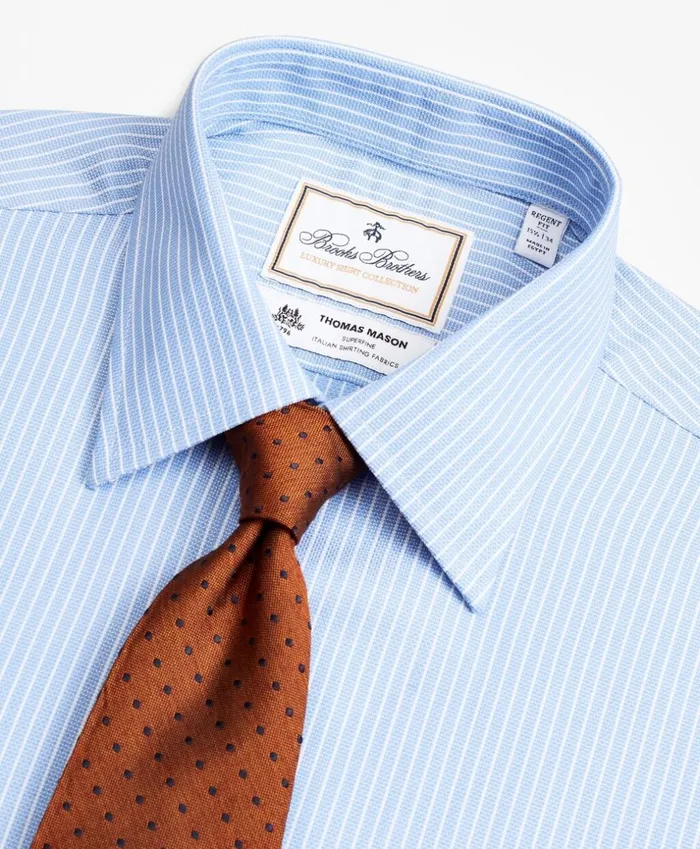 Brooks Brothers Luxury Shirts Luxury Collection Regent Fitted Dress Shirt Franklin Spread Collar Ground Stripe Blue 8211 Men Brooks Brothers Luxury Shirts Luxury Collection Regent Fitted Dress Shirt Franklin Spread Collar Ground Stripe Blue 8211 Men