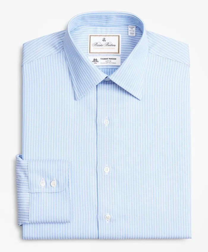 Brooks Brothers Luxury Shirts Luxury Collection Regent Fitted Dress Shirt Franklin Spread Collar Ground Stripe Blue 8211 Men Brooks Brothers Luxury Shirts Luxury Collection Regent Fitted Dress Shirt Franklin Spread Collar Ground Stripe Blue 8211 Men
