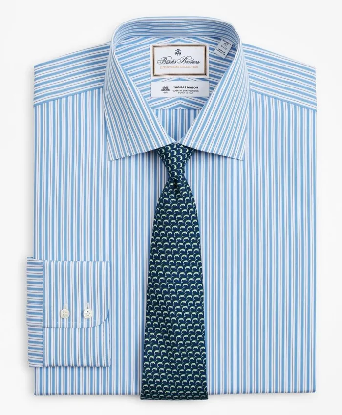 Brooks Brothers Luxury Shirts Luxury Collection Regent Fitted Dress Shirt Franklin Spread Collar Pinstripe Light Blue 8211 Men Brooks Brothers Luxury Shirts Luxury Collection Regent Fitted Dress Shirt Franklin Spread Collar Pinstripe Light Blue 8211 Men