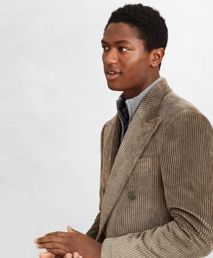 Brooks Brothers Outerwear Golden Fleece DoubleBreasted Corduroy Topcoat Khaki 8211 Men Brooks Brothers Outerwear Golden Fleece DoubleBreasted Corduroy Topcoat Khaki 8211 Men
