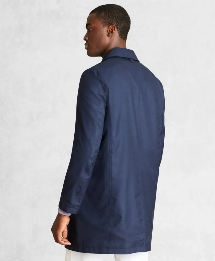 Brooks Brothers Outerwear Golden Fleece Reversible Packable Trench Coat Navy 8211 Men Brooks Brothers Outerwear Golden Fleece Reversible Packable Trench Coat Navy 8211 Men