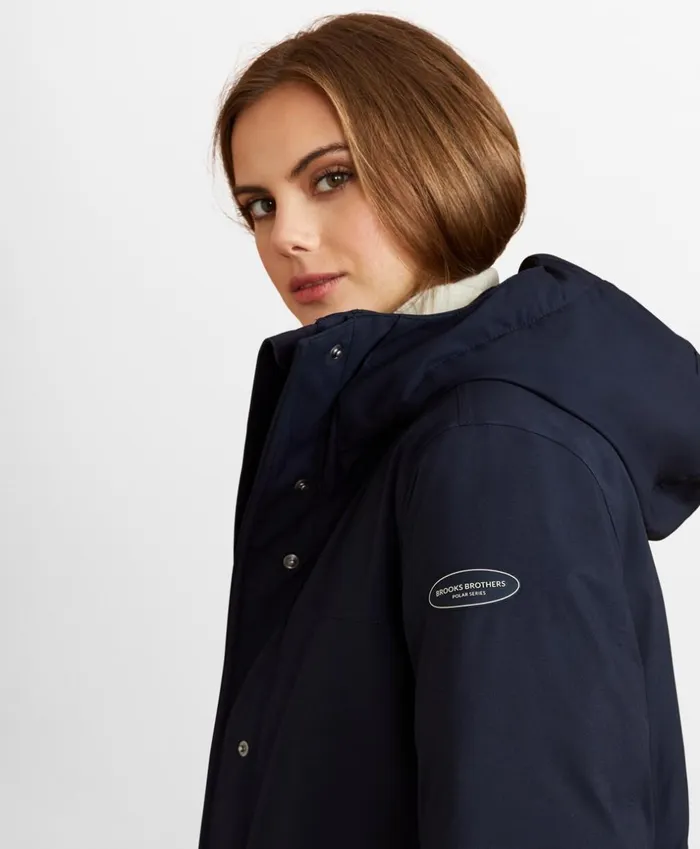 Brooks Brothers Outerwear Polar Series Waterproof Tech Parka Navy 8211 Women Brooks Brothers Outerwear Polar Series Waterproof Tech Parka Navy 8211 Women