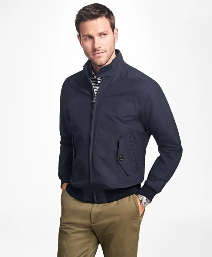Brooks Brothers Outerwear Vintage Bomber Jacket Navy 8211 Men Brooks Brothers Outerwear Vintage Bomber Jacket Navy 8211 Men