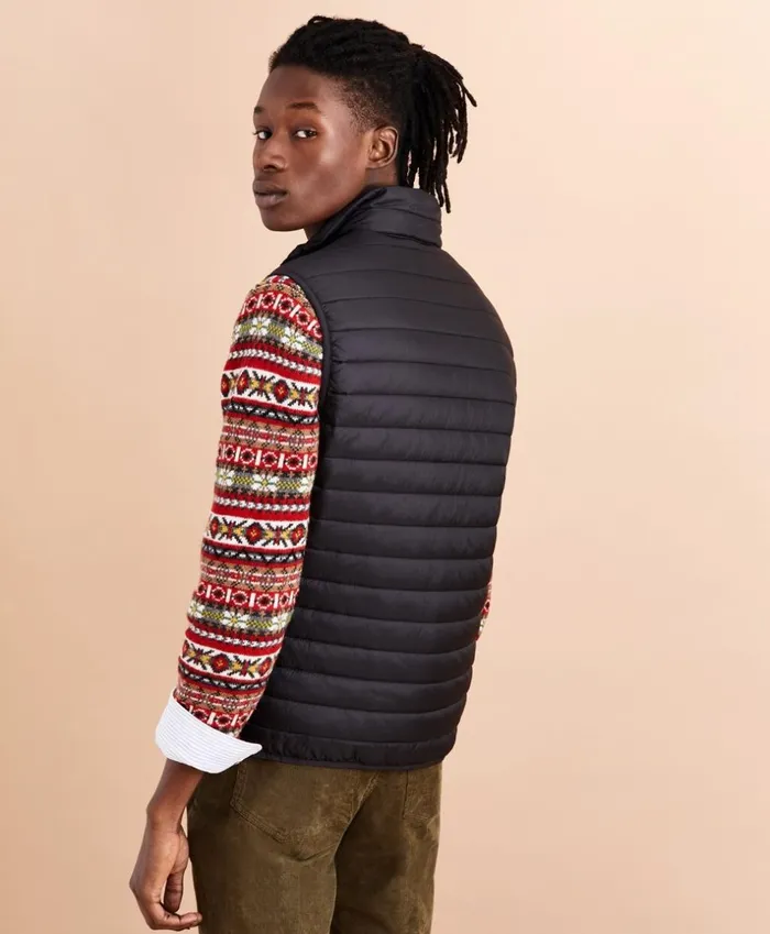 Brooks Brothers Outerwear WaterResistant Puffer Vest Black 8211 Men Brooks Brothers Outerwear WaterResistant Puffer Vest Black 8211 Men