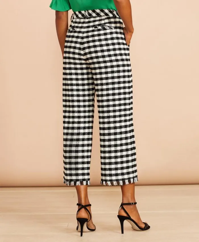 Brooks Brothers Pants Skirts and Shorts Gingham Boucle Cropped Pants Blackwhite 8211 Women Brooks Brothers Pants Skirts and Shorts Gingham Boucle Cropped Pants Blackwhite 8211 Women