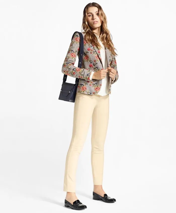 Brooks Brothers Pants Skirts and Shorts StretchCotton Twill Ankle Pants Oatmeal 8211 Women Brooks Brothers Pants Skirts and Shorts StretchCotton Twill Ankle Pants Oatmeal 8211 Women