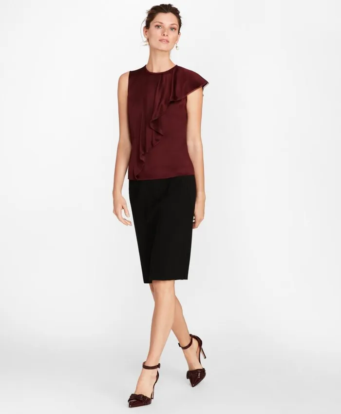 Brooks Brothers Pants Skirts and Shorts Stretch Wool Cavalry Twill Pencil Skirt Black 8211 Women Brooks Brothers Pants Skirts and Shorts Stretch Wool Cavalry Twill Pencil Skirt Black 8211 Women