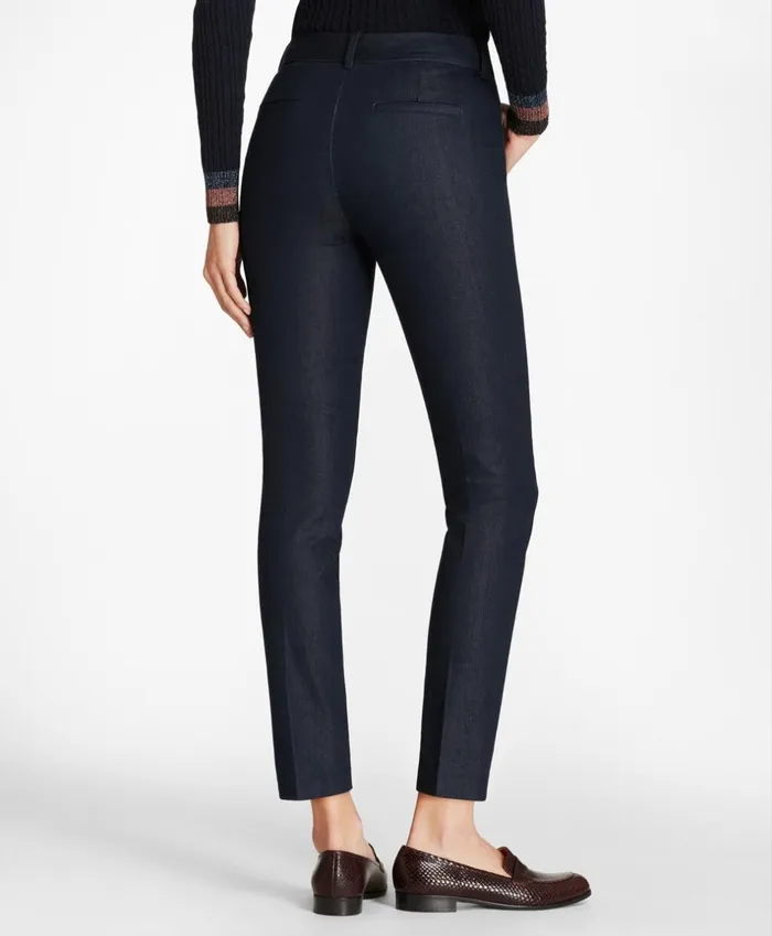 Brooks Brothers Petites Petite Denim Ankle Pants Dark Blue 8211 Women Brooks Brothers Petites Petite Denim Ankle Pants Dark Blue 8211 Women