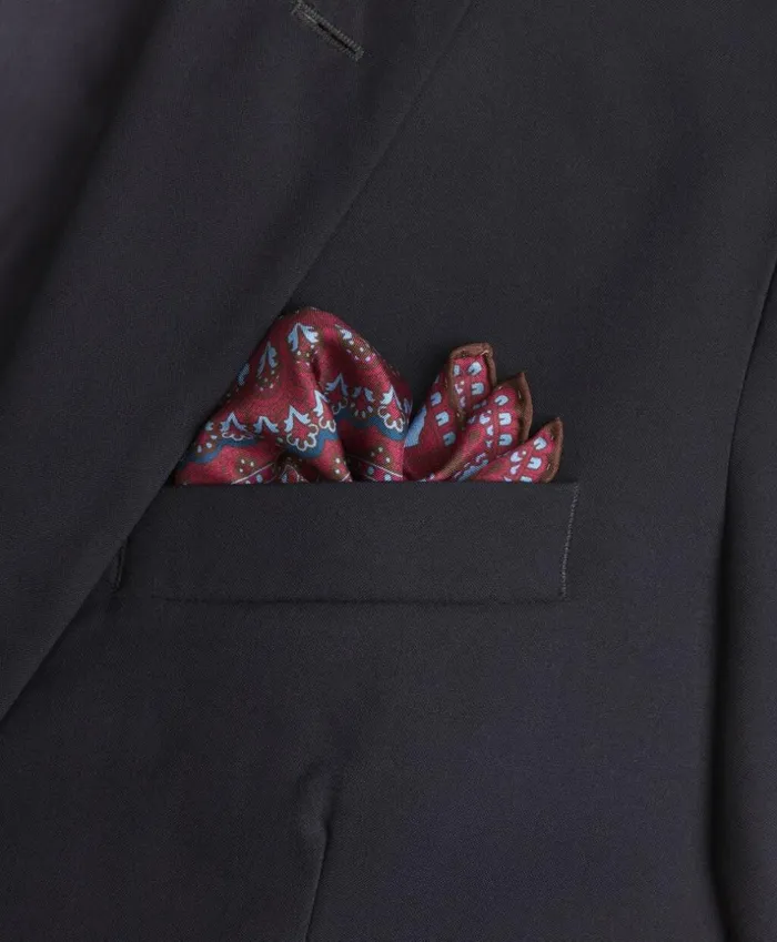 Brooks Brothers Pocket Squares and Handkerchiefs Paisley Pocket Square Dark Pink 8211 Men Brooks Brothers Pocket Squares and Handkerchiefs Paisley Pocket Square Dark Pink 8211 Men
