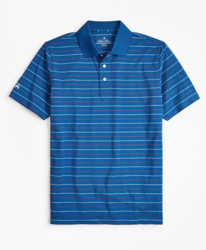 Brooks Brothers Polos and TShirts Performance Series MinStripe Polo Shirt Blue 8211 Men Brooks Brothers Polos and TShirts Performance Series MinStripe Polo Shirt Blue 8211 Men