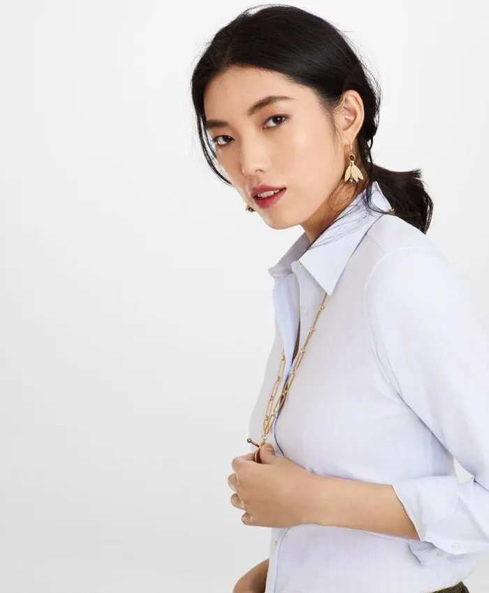 Brooks Brothers Shirts and Tops ClassicFit Striped Cotton Dobby Luxury Shirt Light Blue 8211 Women Brooks Brothers Shirts and Tops ClassicFit Striped Cotton Dobby Luxury Shirt Light Blue 8211 Women