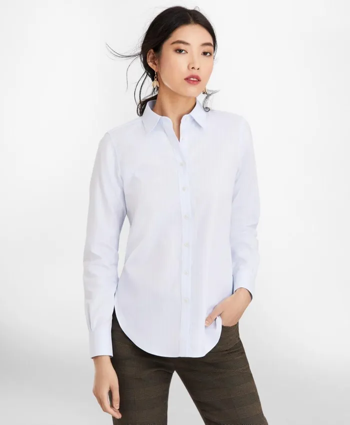 Brooks Brothers Shirts and Tops ClassicFit Striped Cotton Dobby Luxury Shirt Light Blue 8211 Women Brooks Brothers Shirts and Tops ClassicFit Striped Cotton Dobby Luxury Shirt Light Blue 8211 Women