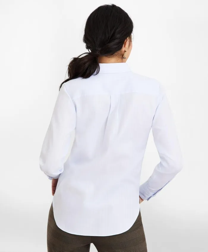 Brooks Brothers Shirts and Tops ClassicFit Striped Cotton Dobby Luxury Shirt Light Blue 8211 Women Brooks Brothers Shirts and Tops ClassicFit Striped Cotton Dobby Luxury Shirt Light Blue 8211 Women