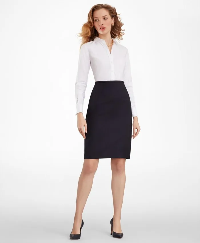 Brooks Brothers Shirts and Tops NonIron Stretch Supima Cotton Fitted French Cuff Dress Shirt White 8211 Women Brooks Brothers Shirts and Tops NonIron Stretch Supima Cotton Fitted French Cuff Dress Shirt White 8211 Women