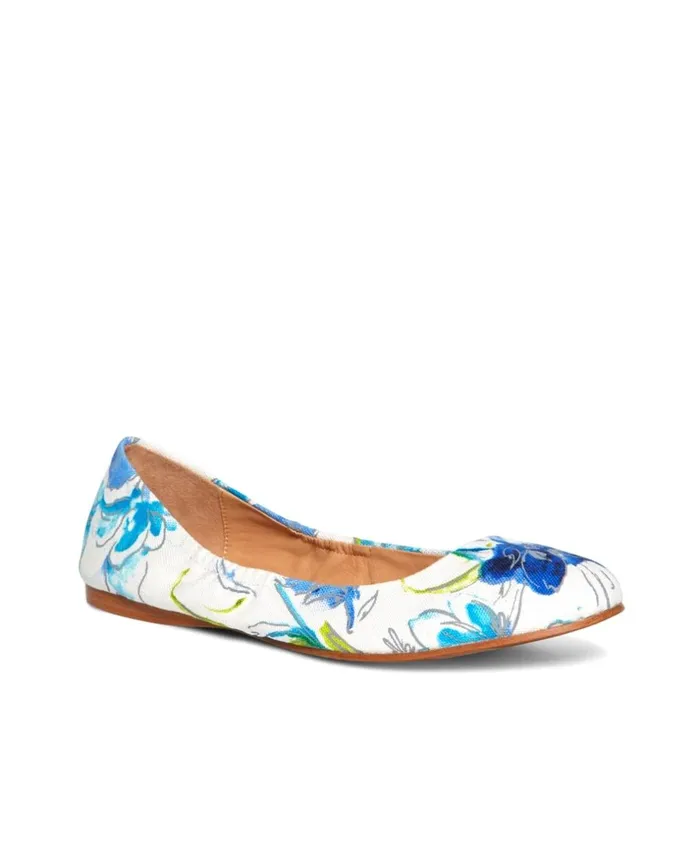 Brooks Brothers Shoes and Belts Floral Canvas Ballet Flats Bluewhite 8211 Women Brooks Brothers Shoes and Belts Floral Canvas Ballet Flats Bluewhite 8211 Women