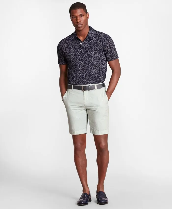 Brooks Brothers Shorts and Swimwear Stripe Seersucker Shorts Green 8211 Men Brooks Brothers Shorts and Swimwear Stripe Seersucker Shorts Green 8211 Men