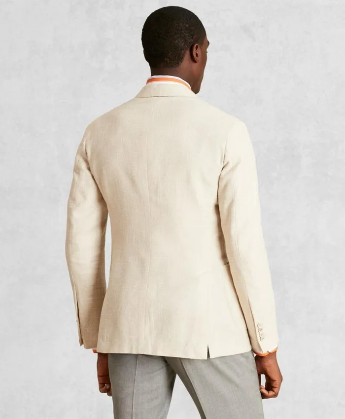 Brooks Brothers Sport Coats and Vests Golden Fleece CottonBlend Sport Coat Oatmeal 8211 Men Brooks Brothers Sport Coats and Vests Golden Fleece CottonBlend Sport Coat Oatmeal 8211 Men