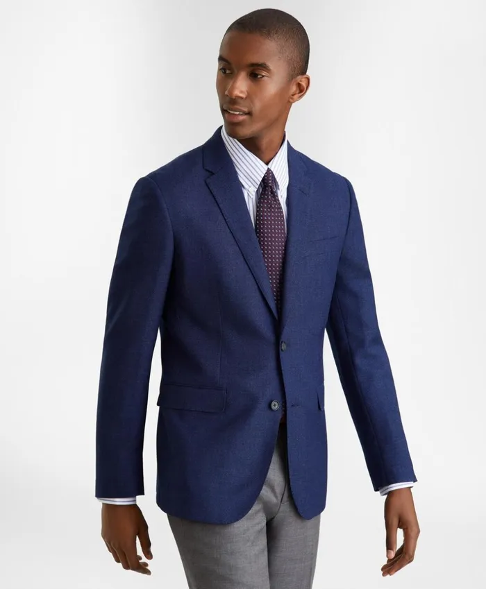 Brooks Brothers Sport Coats and Vests Milano Fit Hopsack Sport Coat Blue 8211 Men Brooks Brothers Sport Coats and Vests Milano Fit Hopsack Sport Coat Blue 8211 Men