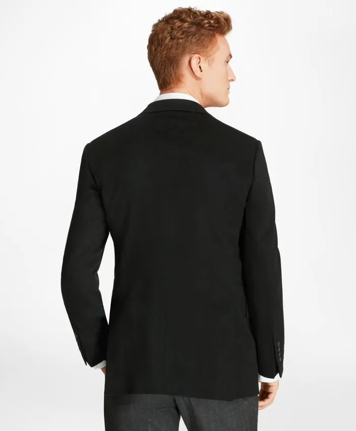 Brooks Brothers Sport Coats and Vests Milano Fit TwoButton Cashmere Sport Coat Black 8211 Men Brooks Brothers Sport Coats and Vests Milano Fit TwoButton Cashmere Sport Coat Black 8211 Men