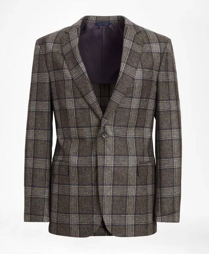 Brooks Brothers Sport Coats and Vests Regent Fit Large Check Sport Coat Light Grey 8211 Men Brooks Brothers Sport Coats and Vests Regent Fit Large Check Sport Coat Light Grey 8211 Men