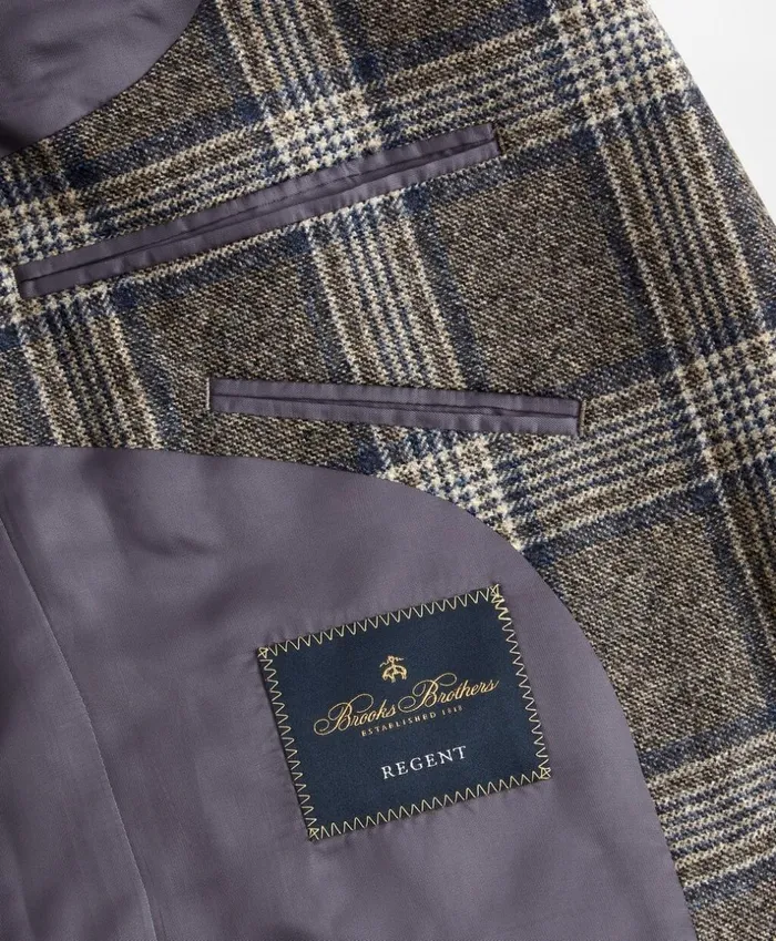 Brooks Brothers Sport Coats and Vests Regent Fit Large Check Sport Coat Light Grey 8211 Men Brooks Brothers Sport Coats and Vests Regent Fit Large Check Sport Coat Light Grey 8211 Men