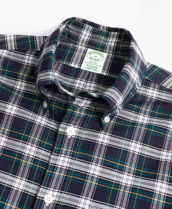 Brooks Brothers Sport Shirts Milano Fit Oxford Tartan Sport Shirt Navygreenwhite 8211 Men Brooks Brothers Sport Shirts Milano Fit Oxford Tartan Sport Shirt Navygreenwhite 8211 Men