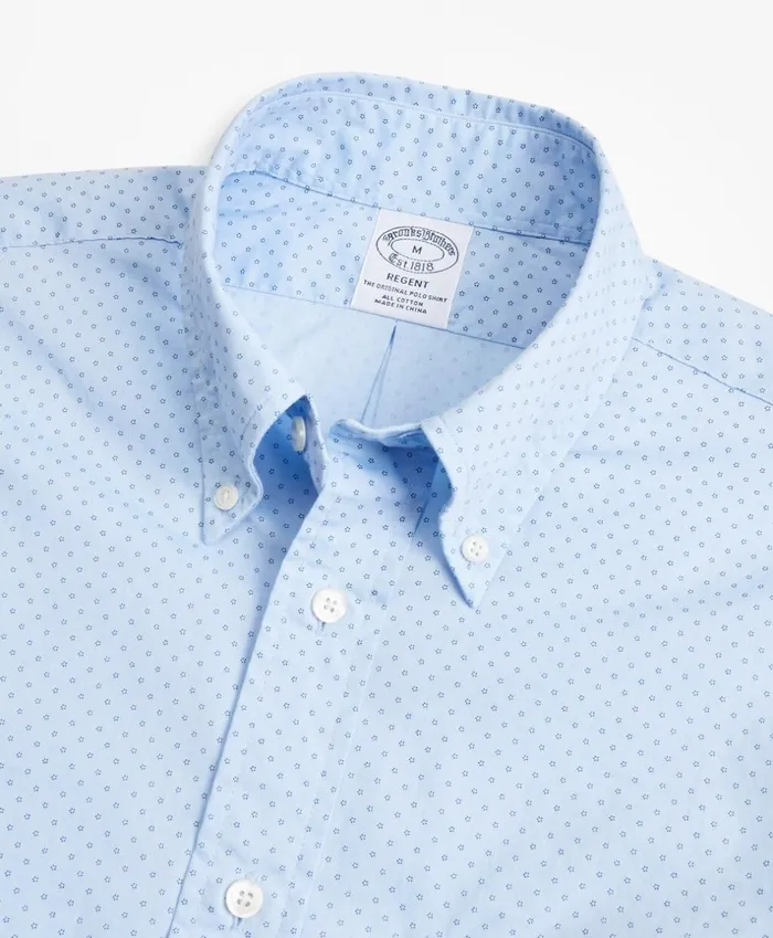 Brooks Brothers Sport Shirts Regent Fit MicroFloral Print Sport Shirt Blue 8211 Men Brooks Brothers Sport Shirts Regent Fit MicroFloral Print Sport Shirt Blue 8211 Men