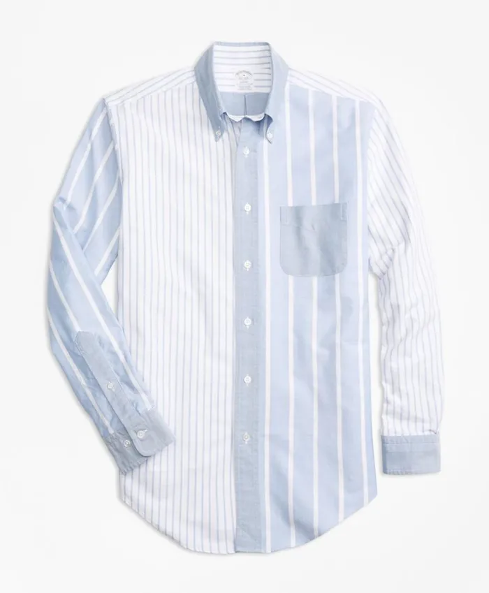 Brooks Brothers Sport Shirts Regent Fit Oxford Fun Stripe Sport Shirt Blue 8211 Men Brooks Brothers Sport Shirts Regent Fit Oxford Fun Stripe Sport Shirt Blue 8211 Men