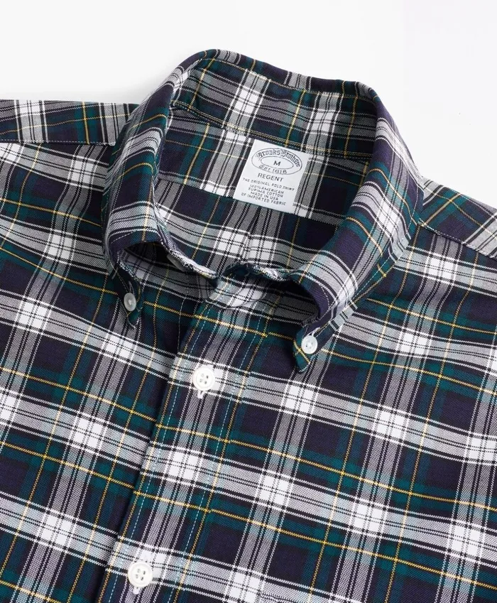 Brooks Brothers Sport Shirts Regent Fit Oxford Tartan Sport Shirt Navygreenwhite 8211 Men Brooks Brothers Sport Shirts Regent Fit Oxford Tartan Sport Shirt Navygreenwhite 8211 Men