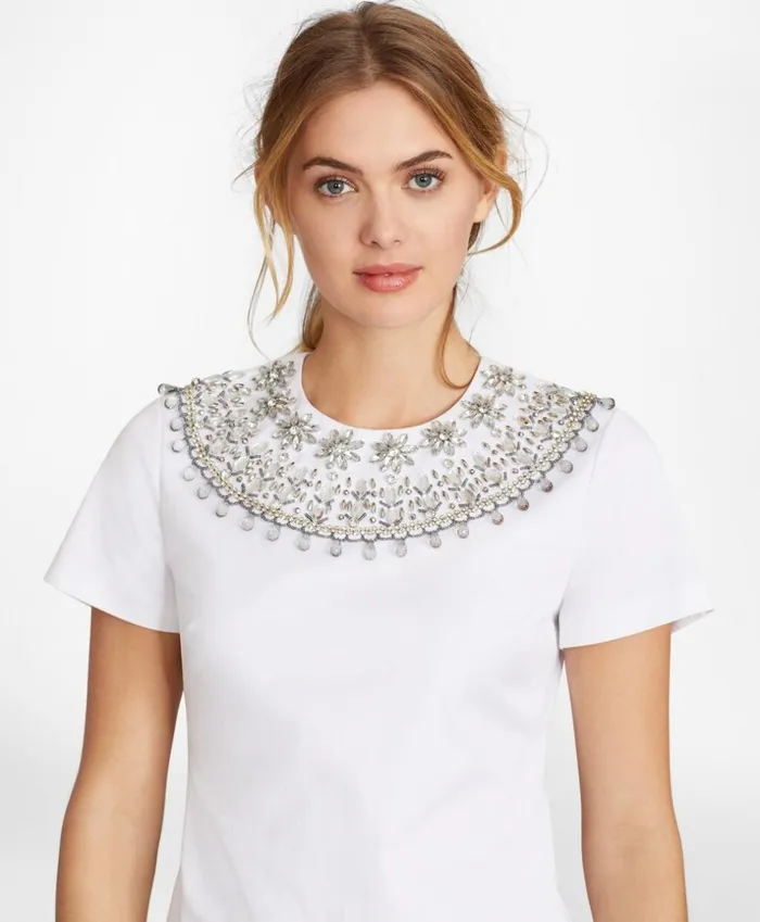 Brooks Brothers Suit Separates Beaded Cotton Sateen Sheath Dress White 8211 Women Brooks Brothers Suit Separates Beaded Cotton Sateen Sheath Dress White 8211 Women