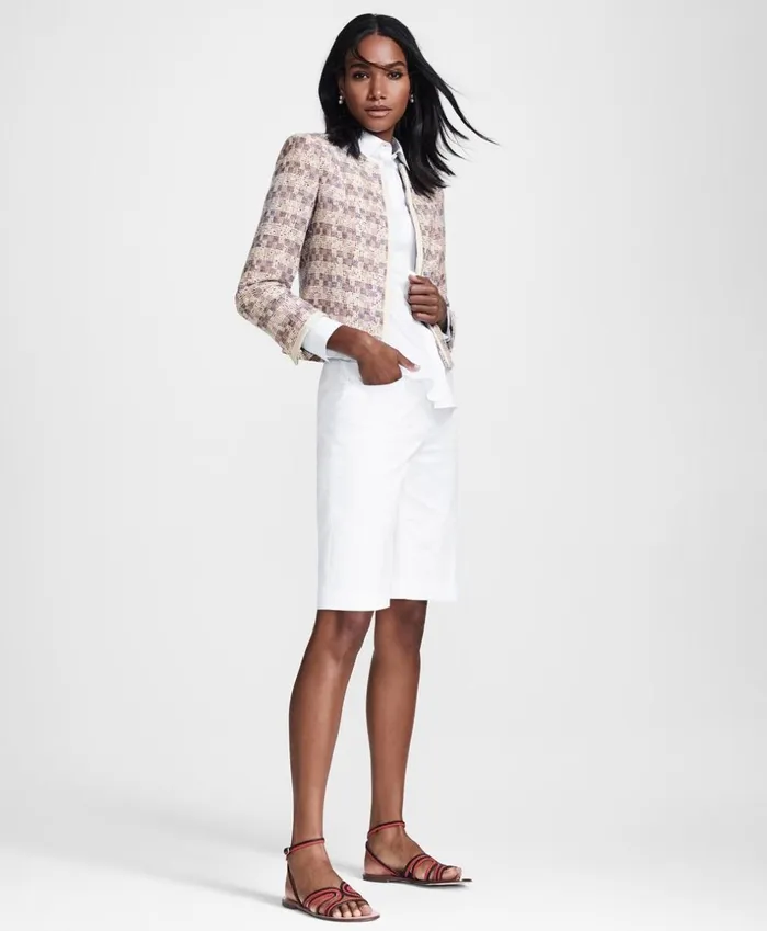 Brooks Brothers Suit Separates Checked Tweed Boucle Jacket Multi 8211 Women Brooks Brothers Suit Separates Checked Tweed Boucle Jacket Multi 8211 Women