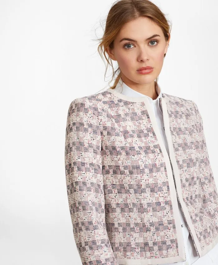 Brooks Brothers Suit Separates Checked Tweed Boucle Jacket Multi 8211 Women Brooks Brothers Suit Separates Checked Tweed Boucle Jacket Multi 8211 Women